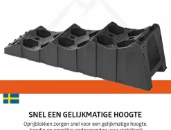 Campout XL Ausgleichskeile - 93 x 28,5 x 26,6 cm