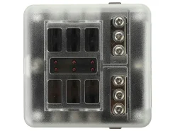 Car Systems 6 Flachsicherung halter mit LED