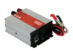 Carpoint 300 watt Inverter mit Batterieklemmen