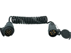 Carpoint 13p Stecker>7p Steckdose Spiral Verlängerungskabel