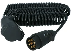 Carpoint 7-poliges Spirale Verlängerungskabel - 3 Meter