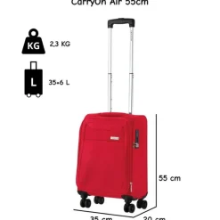 CarryOn Air 55 cm Handgepack Koffer - Red