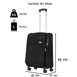 CarryOn Air 66 cm Koffer - Black
