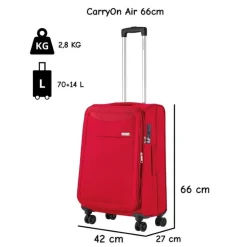 CarryOn Air 66 cm Koffer - Red
