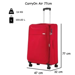 CarryOn Air 77 cm Soft Koffer - Red