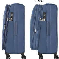 CarryOn Air 3 teilig Weicher Koffersatz - Blue