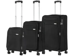 CarryOn Air 3-teilig Weicher Koffersatz - Black