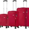 CarryOn Air 3-teilig Weicher Koffersatz - Red