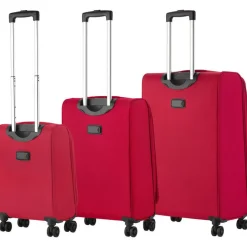CarryOn Air 3-teilig Weicher Koffersatz - Red