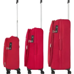 CarryOn Air 3-teilig Weicher Koffersatz - Red