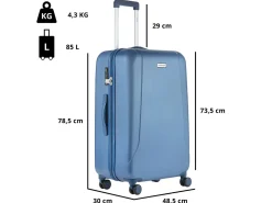 CarryOn Skyhopper 78 cm Reisekoffer - Blue