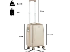 CarryOn Skyhopper 55 cm Reisekoffer - Champagne