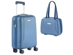 CarryOn Skyhopper Handgepäckkoffer und Beauty Case - Blue