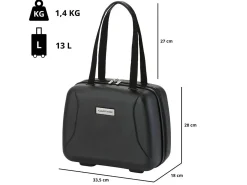CarryOn Skyhopper Kosmetikkoffer - Black