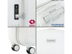 CarryOn Skyhopper 3-teiliges TSA Kofferset - White