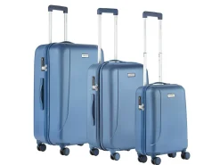 CarryOn Skyhopper 3-teiliges TSA Kofferset - Blue