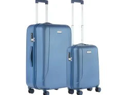 CarryOn Skyhopper 2-teiliges TSA Kofferset - Blue