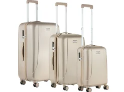 CarryOn Skyhopper 3-teiliges TSA Kofferset - Champagne