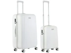 CarryOn Skyhopper 2-teiliges TSA Kofferset - White