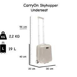 CarryOn Skyhopper Underseat 40cm Reisekoffer - Beige