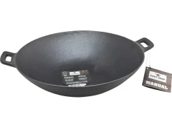 Cast Iron gusseiserne Wokpfanne
