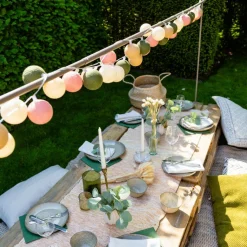 CCotton Ball Lights Outdoor Starter Kit lichterkette - Jardin