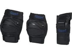 Champz Schwarz/Blau Kinder Skate Schutzset