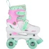 Champz Verstellbare Rollschuhe 31-34 EU - Pastellrosa