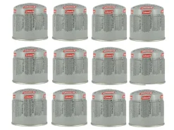 Coleman 190gr Gaskartusche mit Sicherheitsventil - Set von 12