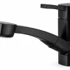 Comet Capri Piccina Mischbatterie mit ausziehbarem Duschkopf – Black