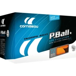 Cornilleau P-Ball Set von 72 Tischtennisbälle - Black