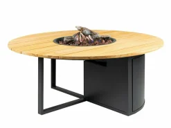 Cosi Fires Cosiloft Ø 120 Feuertisch - Teak