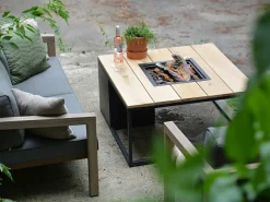 Cosi Fires Cosiloft 100 Feuertisch - Black / Teak