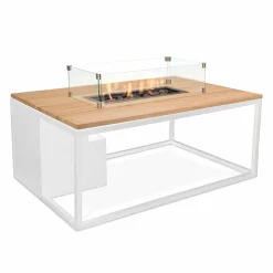 Cosi Fires Cosiloft 120 Feuertisch - White/Teak