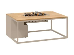 Cosi Fires Cosiloft 120 Feuertisch – Beige/Teak