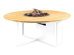 Cosi Fires Cosiloft 120 round Feuertisch - White/Teak