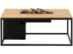 Cosi Fires Cosiloft 120 Teakholz Feuertisch