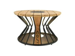 Cosi Fires Cosilumia Ø 70 cm beleuchteter Loungetisch - Teak