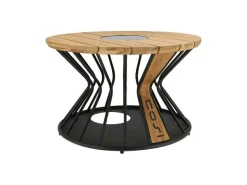 Cosi Fires Cosilumia Ø 70 cm beleuchteter Loungetisch - Teak