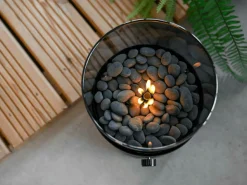 Cosi Fires Cosiscoop Original XL Black Smoked Glass Gaslaterne