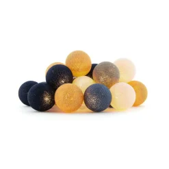 Cotton Ball Lights Extension Kit lichterkette - Glamping Blue