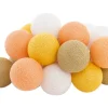 Cotton Ball Lights Outdoor Extension Kit lichterkette - Naranja