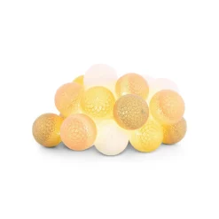 Cotton Ball Lights Outdoor Extension Kit lichterkette - Naranja