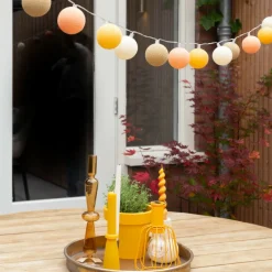 Cotton Ball Lights Outdoor Extension Kit lichterkette - Naranja