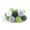 Cotton Ball Lights Outdoor Kit lichterkette - Glamping Green