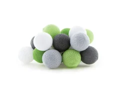 Cotton Ball Lights Outdoor Kit lichterkette - Glamping Green