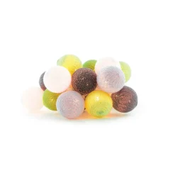 Cotton Ball Lights Outdoor Kit lichterkette - Glamping Green