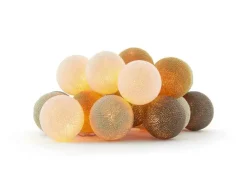 Cotton Ball Lights Outdoor lichtsnoer glamping earth