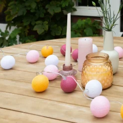 Cotton Ball Lights Outdoor Starter Kit lichterkette - Pasion