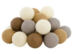Cotton Ball Lights Outdoor Extension Kit lichterkette - Caramelo